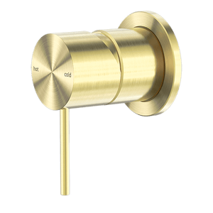Nero Mixer Taps MECCA SHOWER MIXER 60MM PLATE BRUSHED GOLD (NR221911HBG)