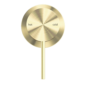 Nero Mixer Taps MECCA SHOWER MIXER 60MM PLATE BRUSHED GOLD (NR221911HBG)