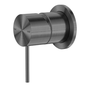 Nero Mixer Taps MECCA SHOWER MIXER 60MM PLATE GUN METAL (NR221911HGM)