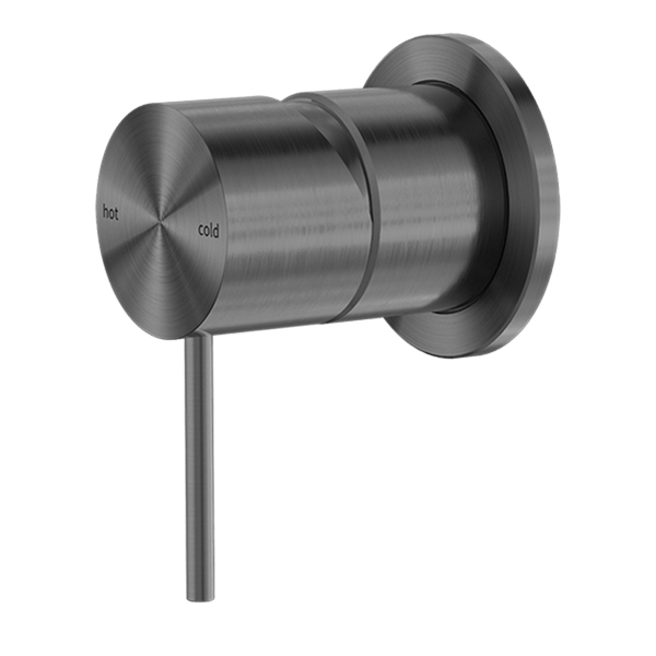 Nero Mixer Taps MECCA SHOWER MIXER 60MM PLATE GUN METAL (NR221911HGM)