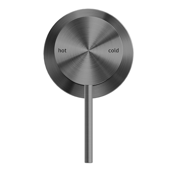 Nero Mixer Taps MECCA SHOWER MIXER 60MM PLATE GUN METAL (NR221911HGM)