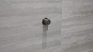 Nero Mixer Taps MECCA SHOWER MIXER 60MM PLATE GUN METAL (NR221911HGM)