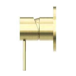 Nero Mixer Taps MECCA SHOWER MIXER 80MM PLATE BRUSHED GOLD (NR221911BG)