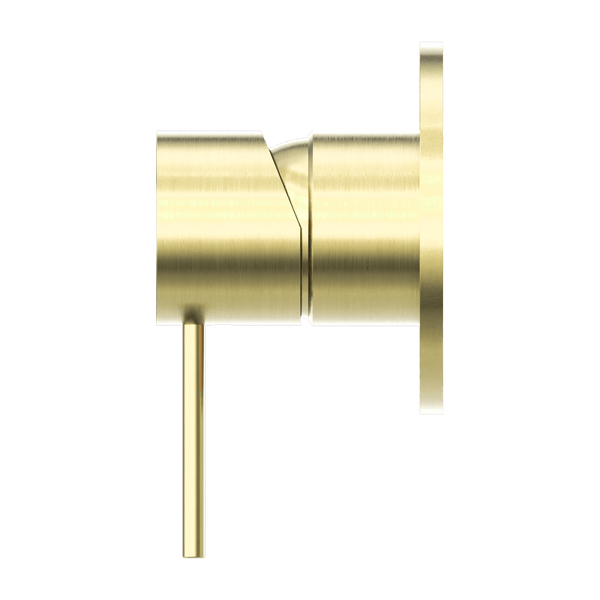 Nero Mixer Taps MECCA SHOWER MIXER 80MM PLATE BRUSHED GOLD (NR221911BG)