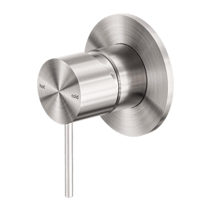Nero Mixer Taps MECCA SHOWER MIXER 80MM PLATE BRUSHED NICKEL (NR221911BN)