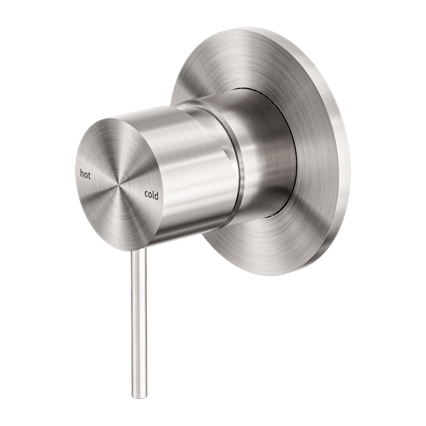 Nero Mixer Taps MECCA SHOWER MIXER 80MM PLATE BRUSHED NICKEL (NR221911BN)