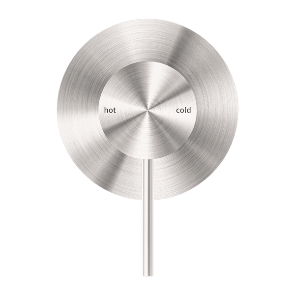 Nero Mixer Taps MECCA SHOWER MIXER 80MM PLATE BRUSHED NICKEL (NR221911BN)