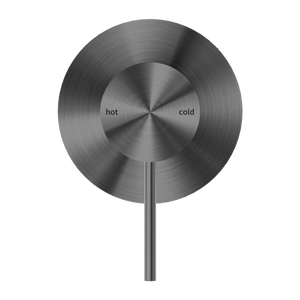 Nero Mixer Taps MECCA SHOWER MIXER 80MM PLATE GUN METAL (NR221911GM)