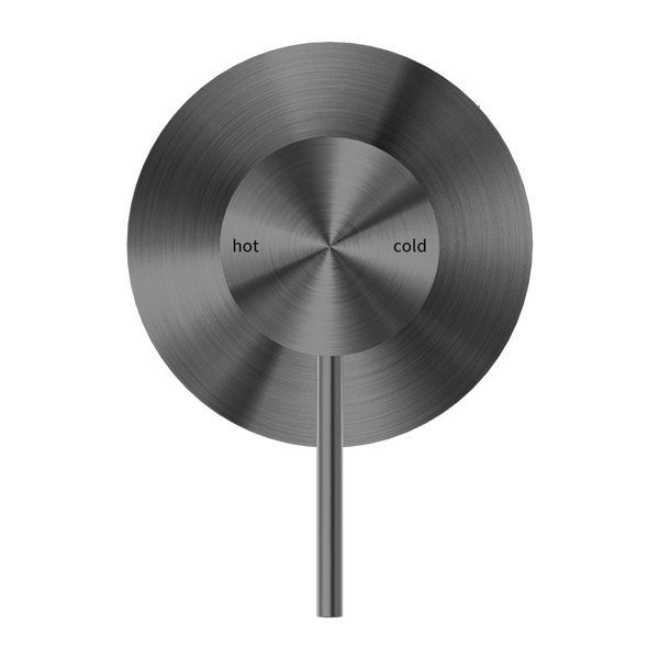 Nero Mixer Taps MECCA SHOWER MIXER 80MM PLATE GUN METAL (NR221911GM)