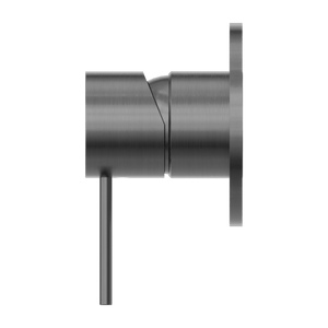Nero Mixer Taps MECCA SHOWER MIXER 80MM PLATE GUN METAL (NR221911GM)