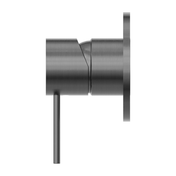 Nero Mixer Taps MECCA SHOWER MIXER 80MM PLATE GUN METAL (NR221911GM)