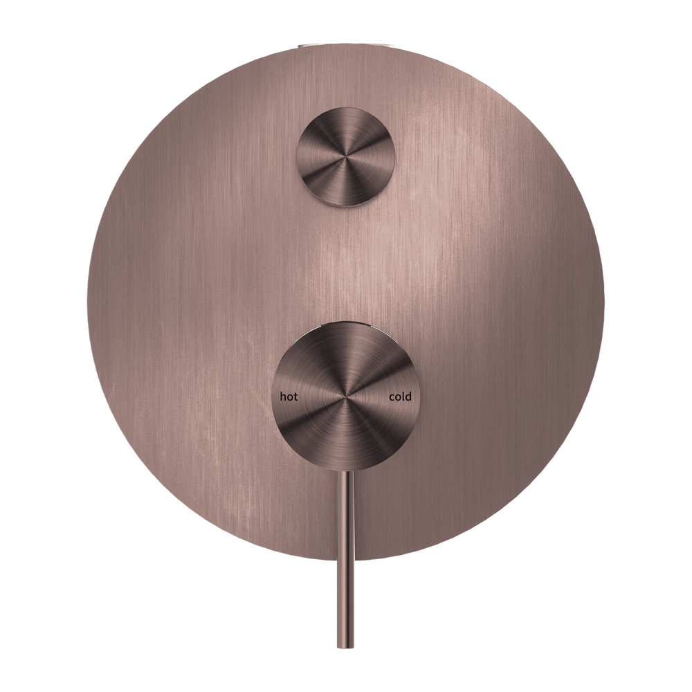 MECCA SHOWER MIXER WITH DIVERTOR BRUSHED BRONZE (NR221911ABZ)