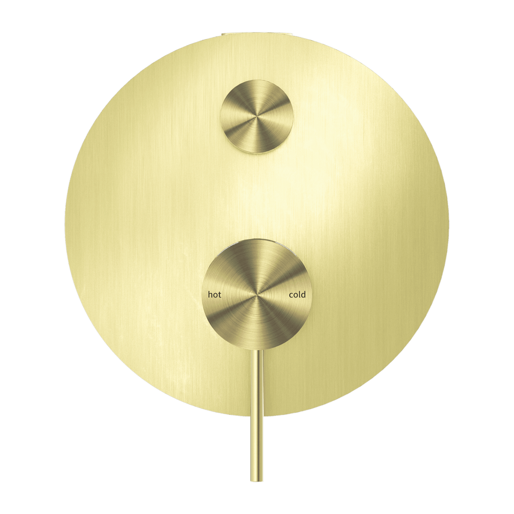 MECCA SHOWER MIXER WITH DIVERTOR BRUSHED GOLD (NR221911ABG)
