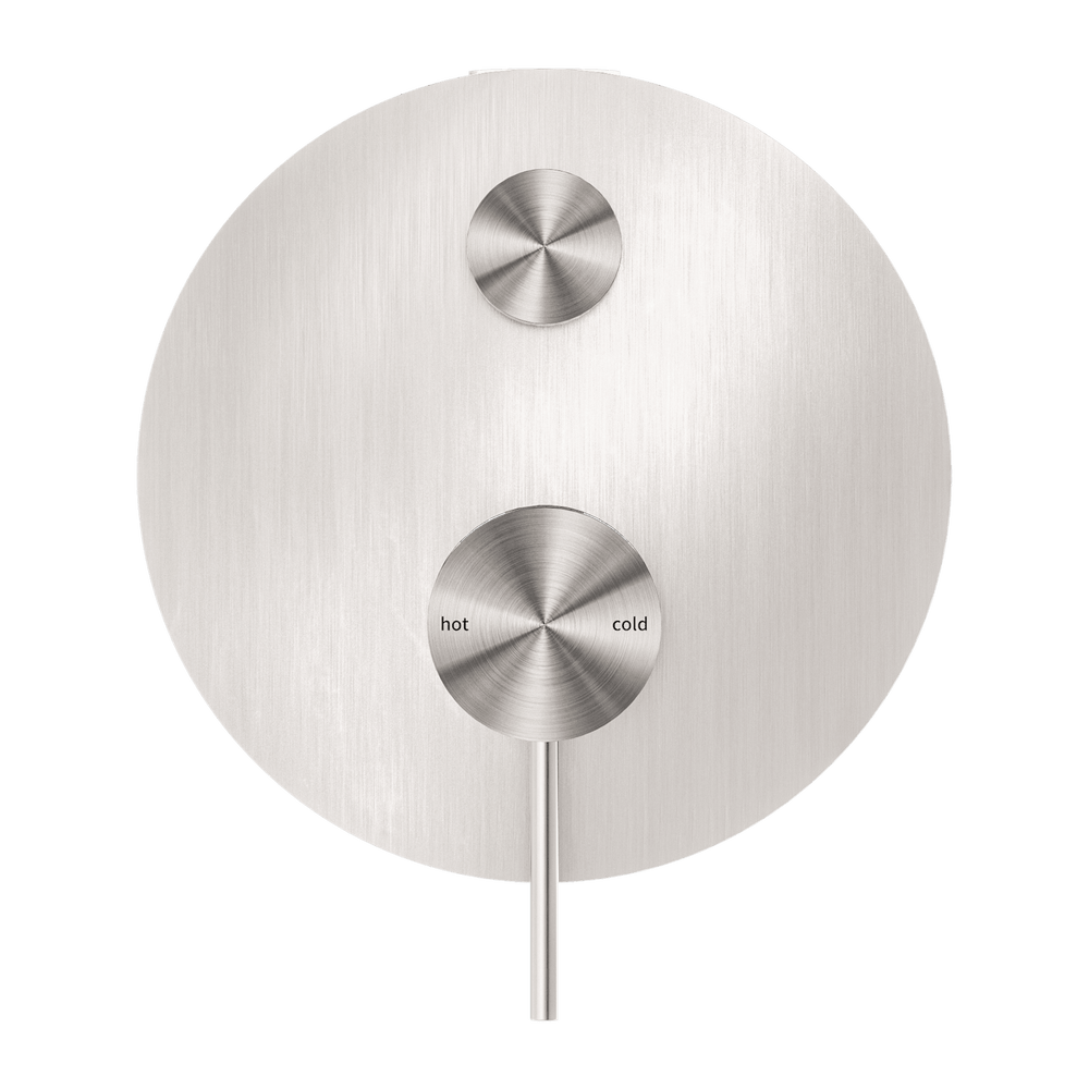 MECCA SHOWER MIXER WITH DIVERTOR BRUSHED NICKEL (NR221911ABN)