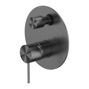 Nero Mixer Taps MECCA SHOWER MIXER WITH DIVERTOR GUN METAL (NR221911AGM)