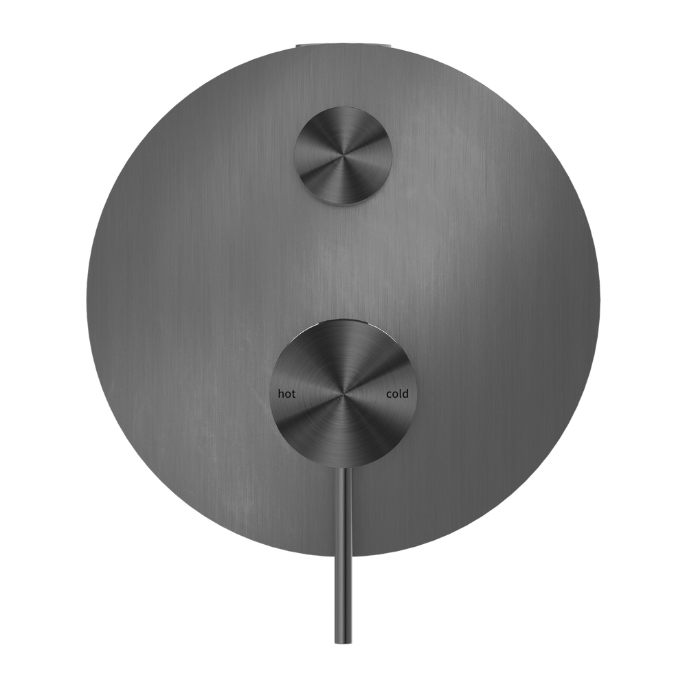 MECCA SHOWER MIXER WITH DIVERTOR GUN METAL (NR221911AGM)