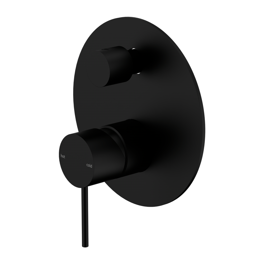 Nero Mixer Taps MECCA SHOWER MIXER WITH DIVERTOR MATTE BLACK (NR221911AMB)