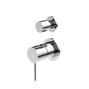 Nero Mixer Taps MECCA SHOWER MIXER WITH DIVERTOR SEPARATE BACK PLATE CHROME (NR221911SCH)