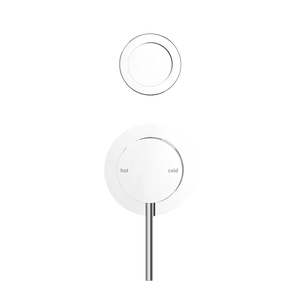 Nero Mixer Taps MECCA SHOWER MIXER WITH DIVERTOR SEPARATE BACK PLATE CHROME (NR221911SCH)