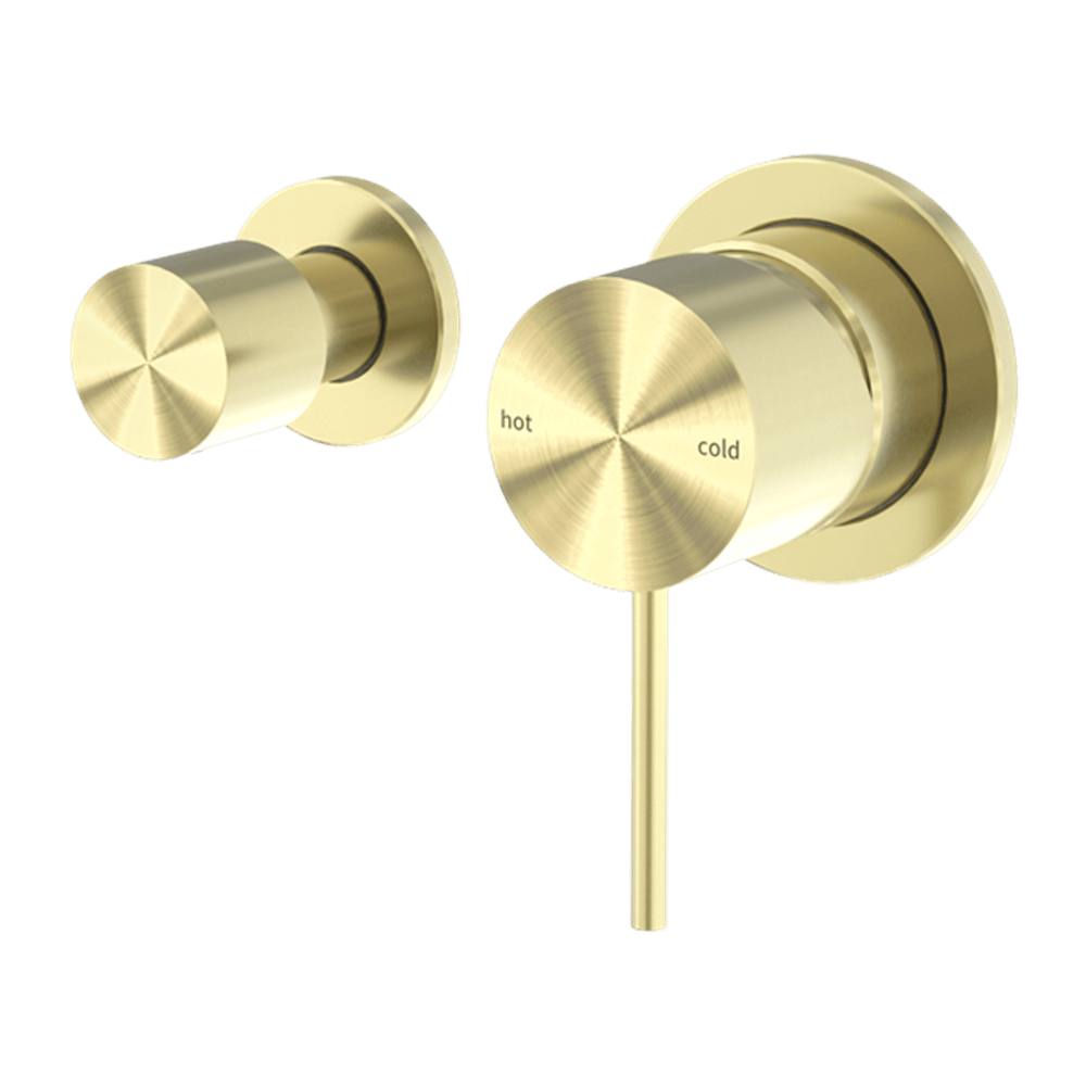 Nero Mixer Taps MECCA SHOWER MIXER WITH HORIZONTAL 2 WAY DIVERTOR BRUSHED GOLD (NR221911UBG)