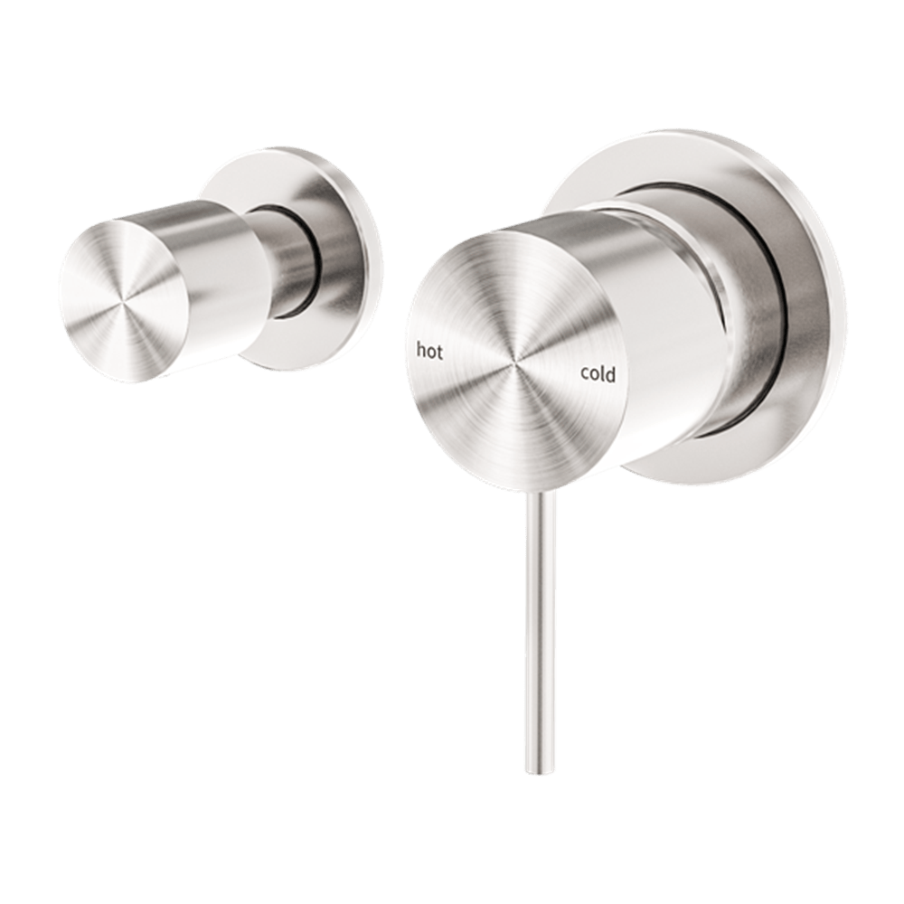 Nero Mixer Taps MECCA SHOWER MIXER WITH HORIZONTAL 2 WAY DIVERTOR BRUSHED NICKEL (NR221911UBN)