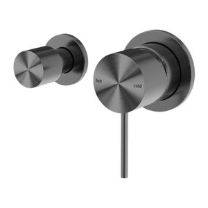 Nero Mixer Taps MECCA SHOWER MIXER WITH HORIZONTAL 2 WAY DIVERTOR GUN METAL (NR221911UGM)
