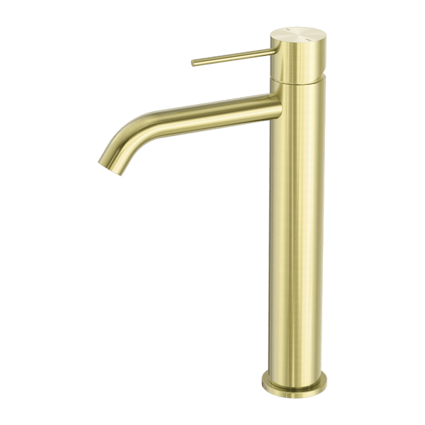 Nero Mixer Taps MECCA TALL BASIN MIXER BRUSHED GOLD (NR221901aBG)
