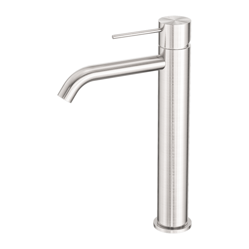 Nero Mixer Taps MECCA TALL BASIN MIXER BRUSHED NICKEL (NR221901aBN)