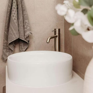 Nero Mixer Taps MECCA TALL BASIN MIXER BRUSHED NICKEL (NR221901aBN)