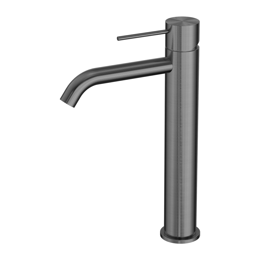 Nero Mixer Taps MECCA TALL BASIN MIXER GUN METAL (NR221901aGM)
