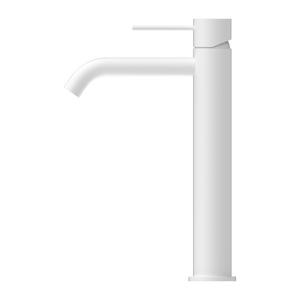 Nero Mixer Taps MECCA TALL BASIN MIXER MATTE WHITE (NR221901aMW)