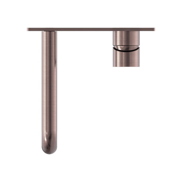 Nero Mixer Taps MECCA WALL BASIN/BATH MIXER 120/160/185/230/260MM BRUSHED BRONZE