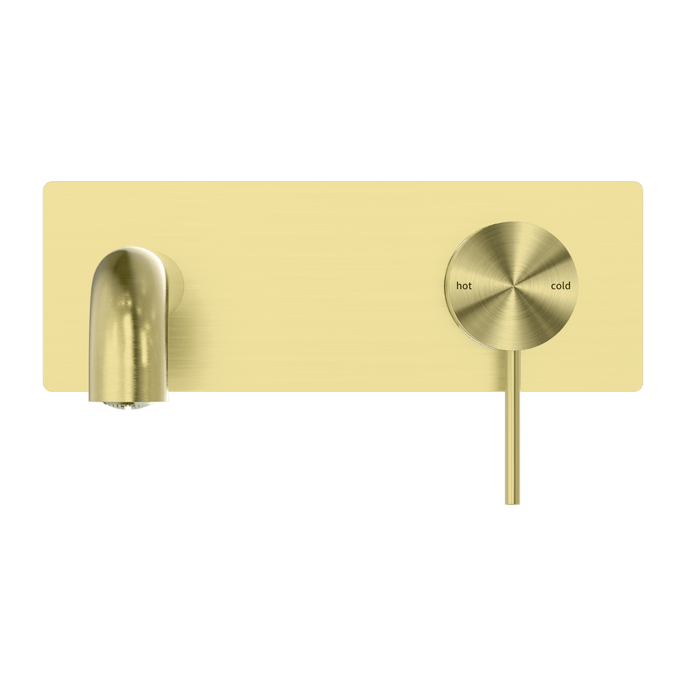 MECCA WALL BASIN/BATH MIXER 120/160/185/230/260MM BRUSHED GOLD