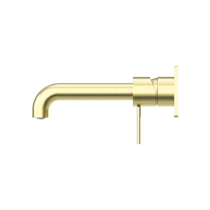 Nero Mixer Taps MECCA WALL BASIN/BATH MIXER 120/160/185/230/260MM BRUSHED GOLD