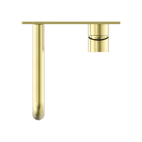Nero Mixer Taps MECCA WALL BASIN/BATH MIXER 120/160/185/230/260MM BRUSHED GOLD