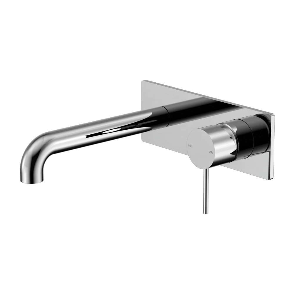 Nero Mixer Taps MECCA WALL BASIN/BATH MIXER 120/160/185/230/260MM CHROME