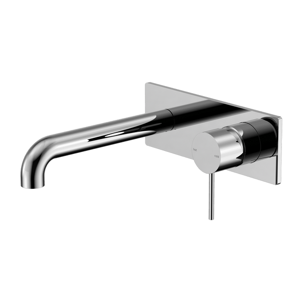 Nero Mixer Taps MECCA WALL BASIN/BATH MIXER 120/160/185/230/260MM CHROME