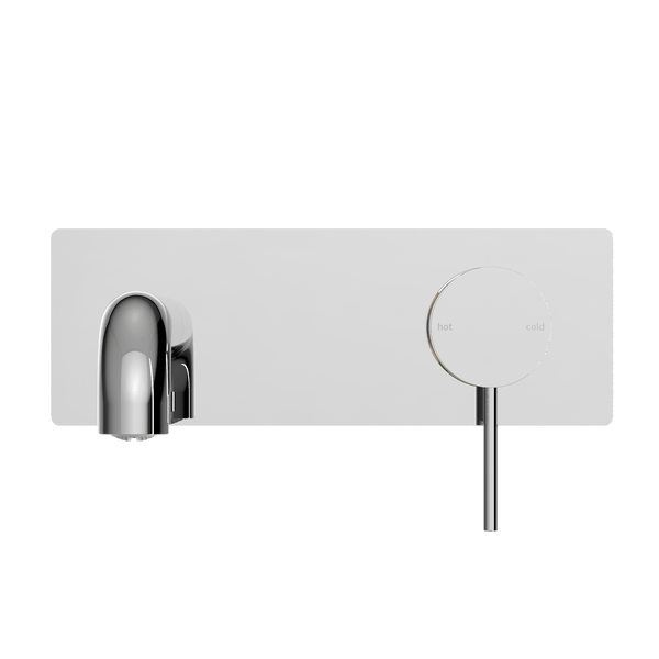 Nero Mixer Taps MECCA WALL BASIN/BATH MIXER 120/160/185/230/260MM CHROME