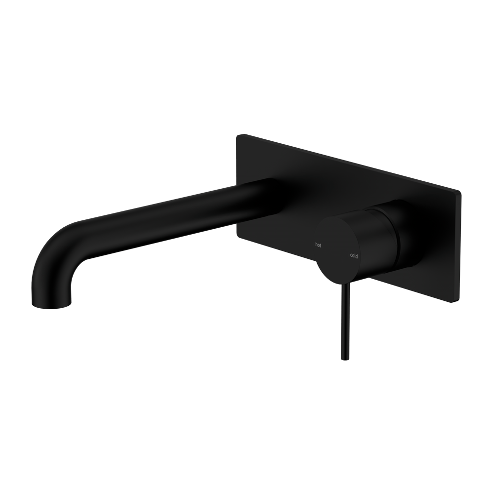 Nero Mixer Taps MECCA WALL BASIN/BATH MIXER 120/160/185/230/260MM MATTE BLACK