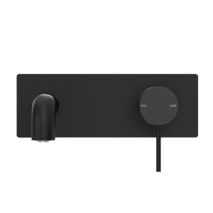 Nero Mixer Taps MECCA WALL BASIN/BATH MIXER 120/160/185/230/260MM MATTE BLACK