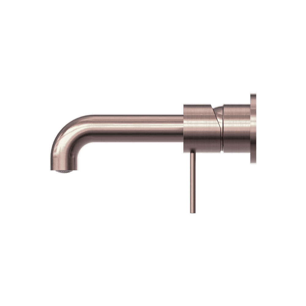 MECCA WALL BASIN/BATH MIXER SEPARATE BACK PLATE 120/260MM BRUSHED BRONZE