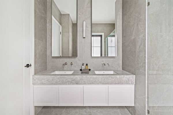 Nero Mixer Taps MECCA WALL BASIN/BATH MIXER SEPARATE BACK PLATE 120/260MM BRUSHED NICKEL