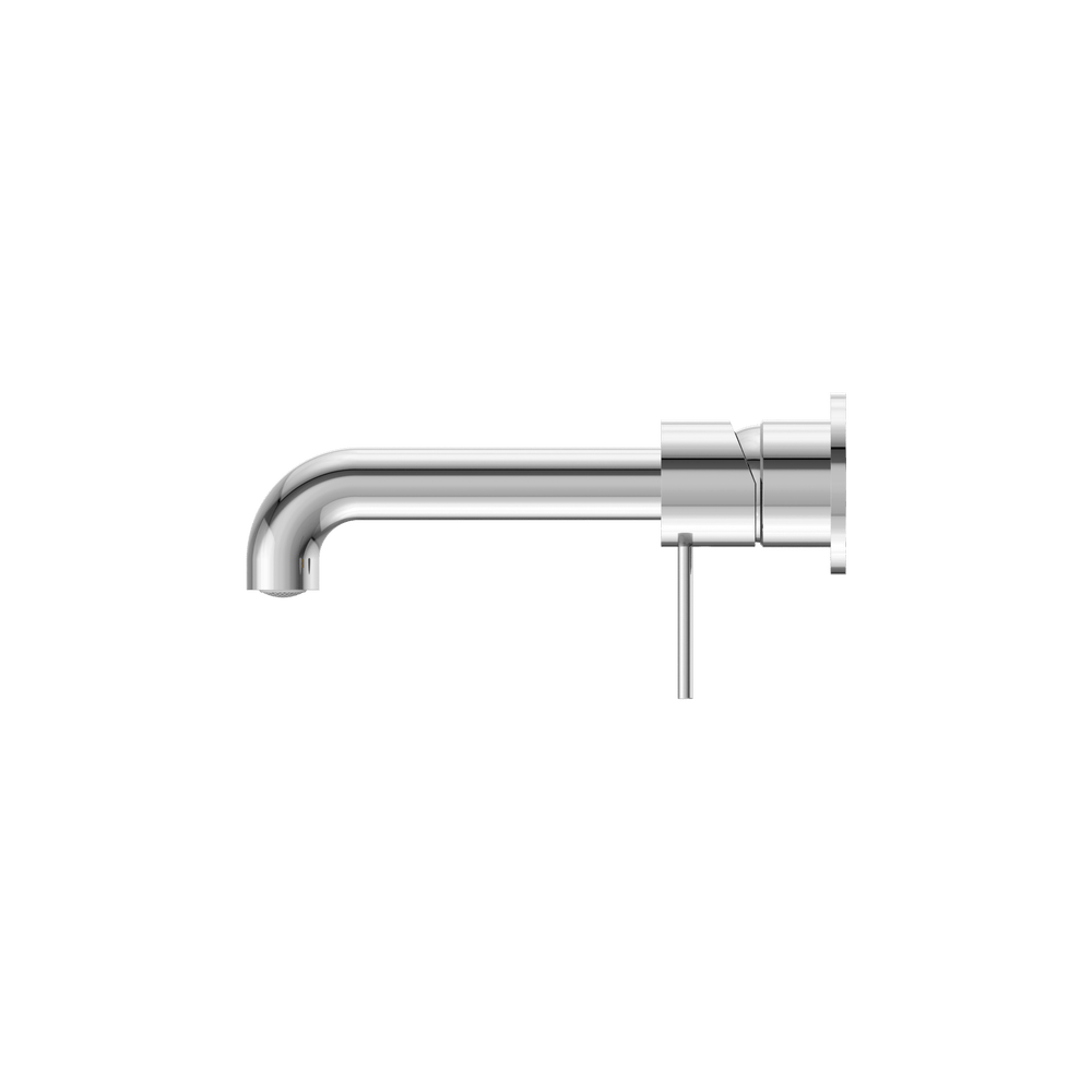 MECCA WALL BASIN/BATH MIXER SEPARATE BACK PLATE 120/260MM CHROME