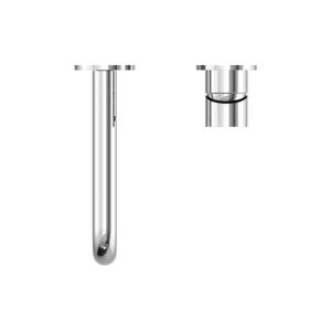 Nero Mixer Taps MECCA WALL BASIN/BATH MIXER SEPARATE BACK PLATE 120/260MM CHROME