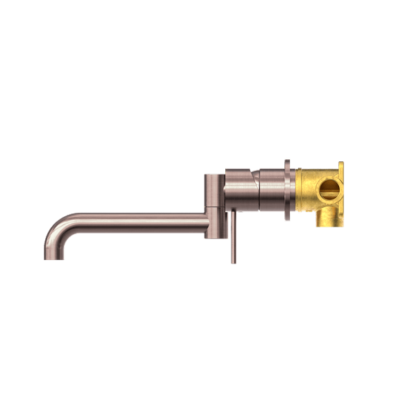 MECCA WALL BASIN/BATH MIXER SWIVEL SPOUT 225MM BRUSHED BRONZE (NR221910RBZ)