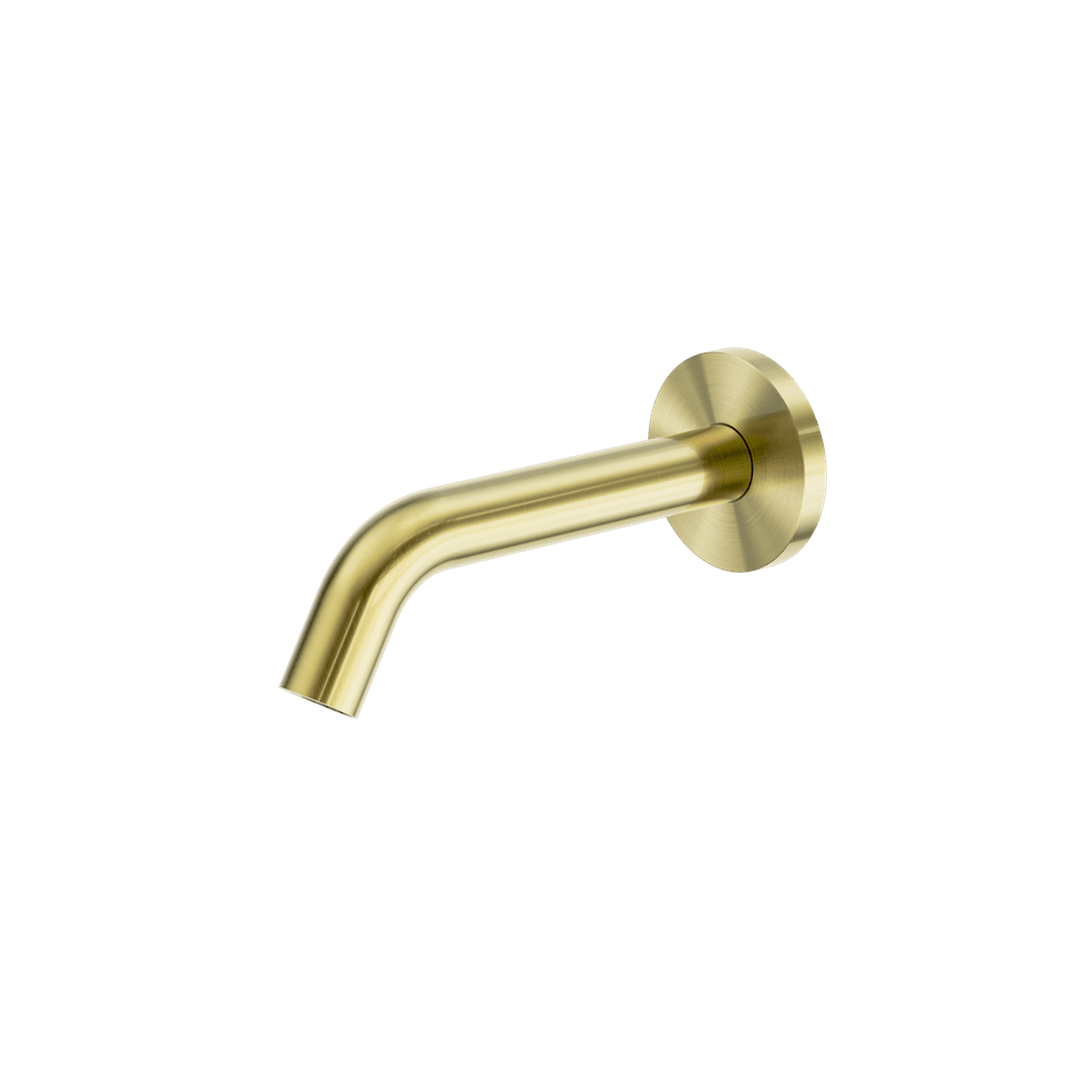 Nero Mixer Taps MECCA WALL-MOUNTED SENSOR TAP WITH 80MM WALL PLATE BRUSHED GOLD (NR405BG)