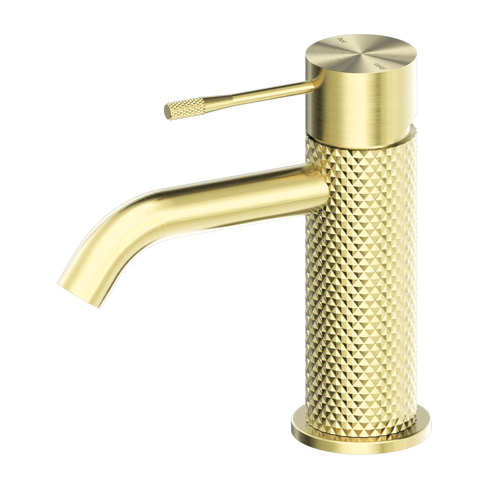 Nero Mixer Taps OPAL BASIN MIXER BRUSHED GOLD (NR251901BG)