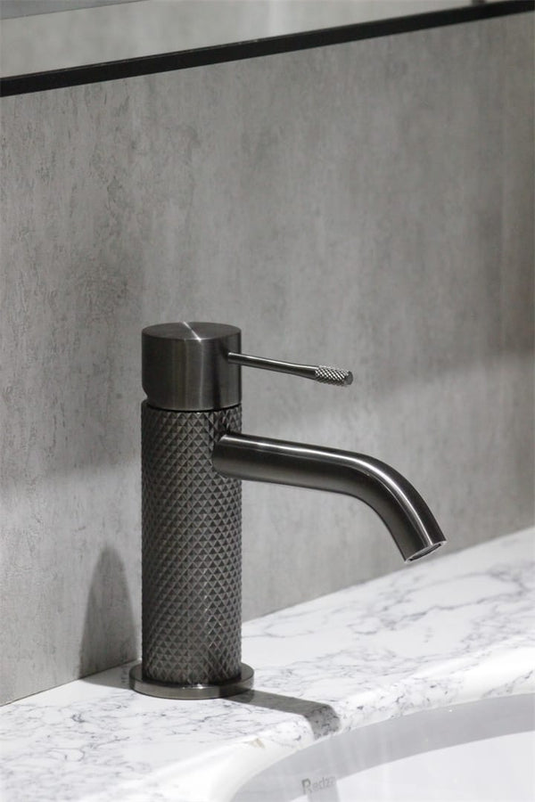 Nero Mixer Taps OPAL BASIN MIXER GRAPHITE (NR251901GR)