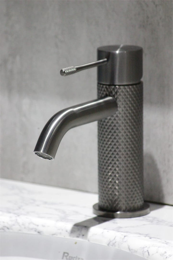 Nero Mixer Taps OPAL BASIN MIXER GRAPHITE (NR251901GR)