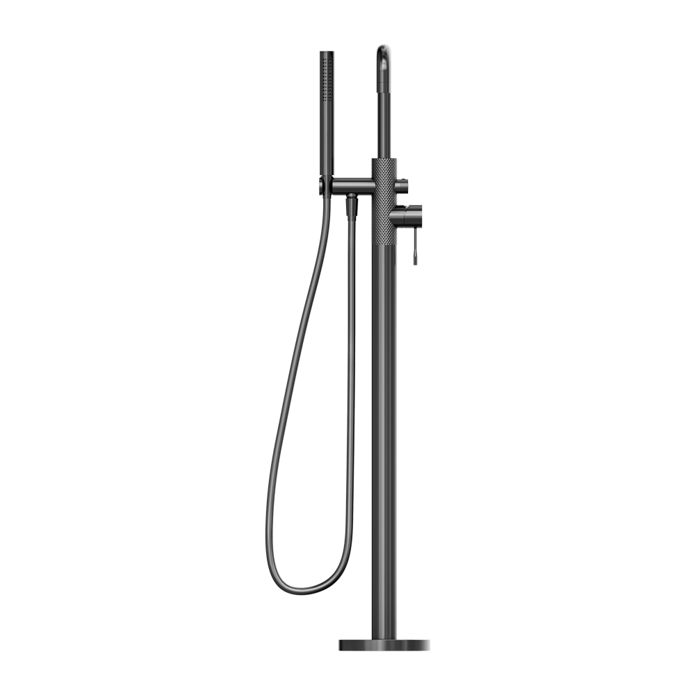 OPAL FREESTANDING BATH MIXER WITH HAND SHOWER GRAPHITE (NR251903aGR)